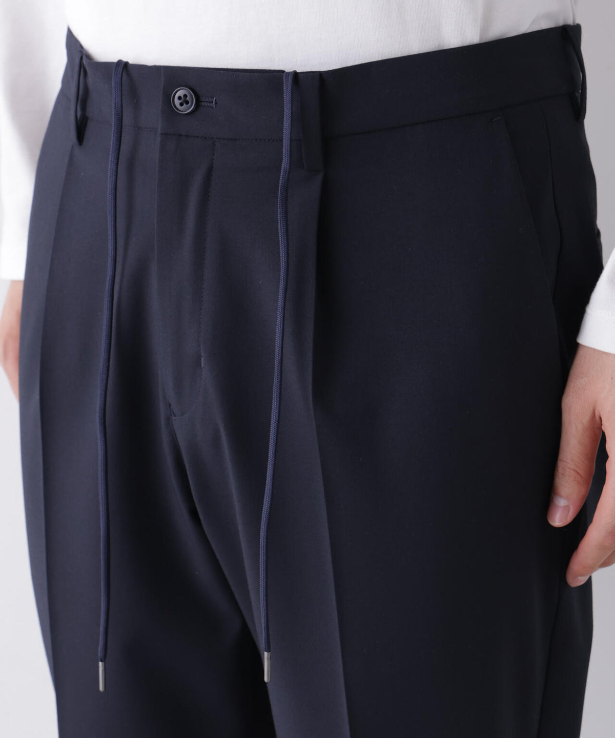 【ストレッチ/マシンウォッシャブル】「Damerino」ウールライクトロストレッチセットアップ/WASHABLE