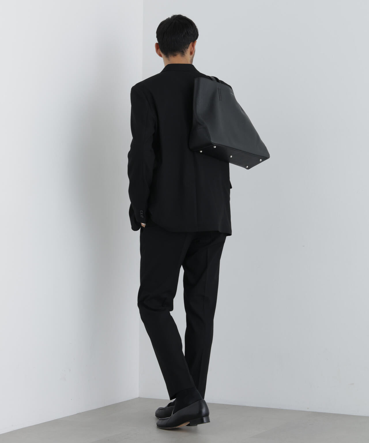 【大人気セットアップ】「Damerino」 T/Rスラブストレッチセットアップ/WASHABLE