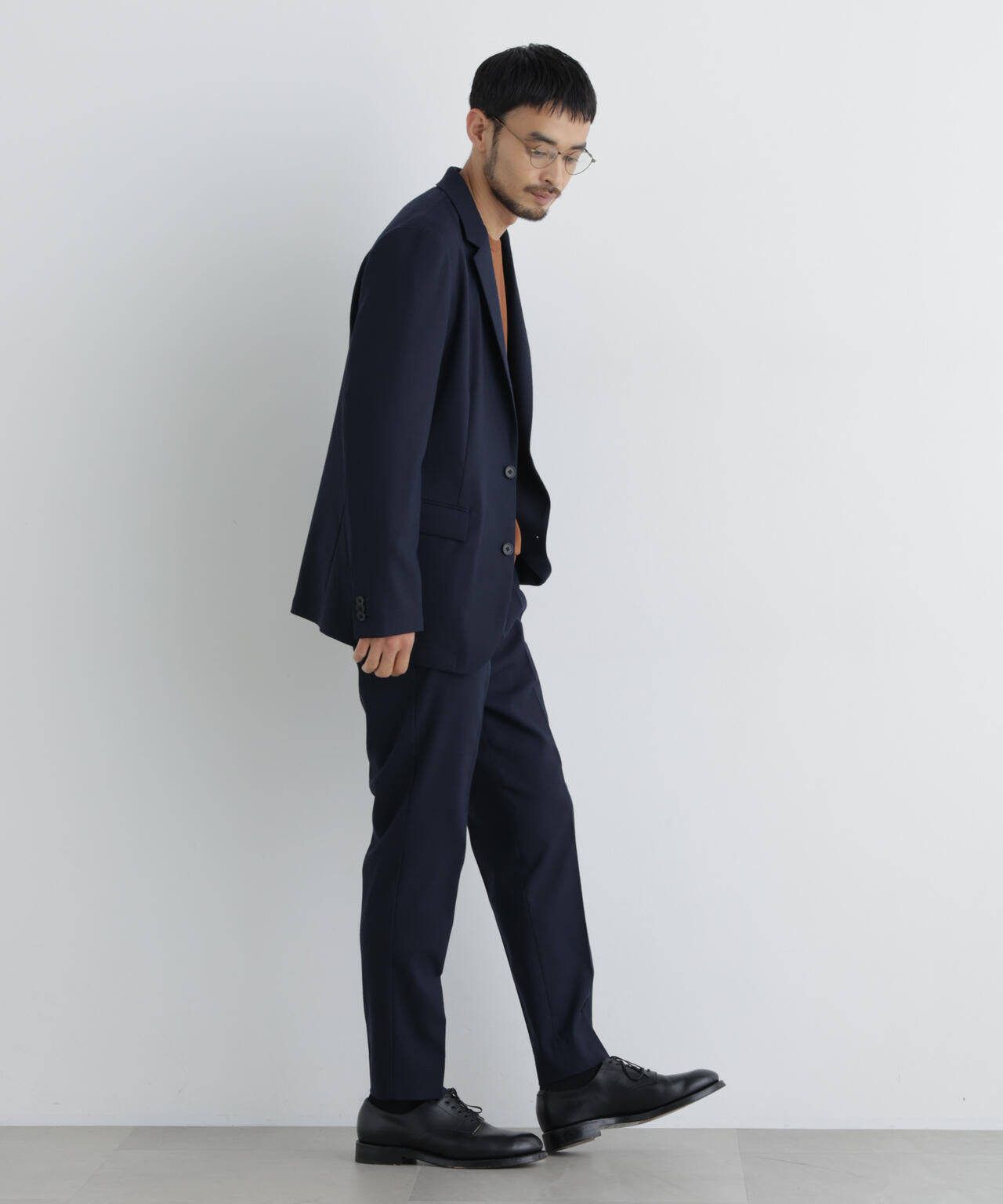【大人気セットアップ】「Damerino」 T/Rスラブストレッチセットアップ/WASHABLE