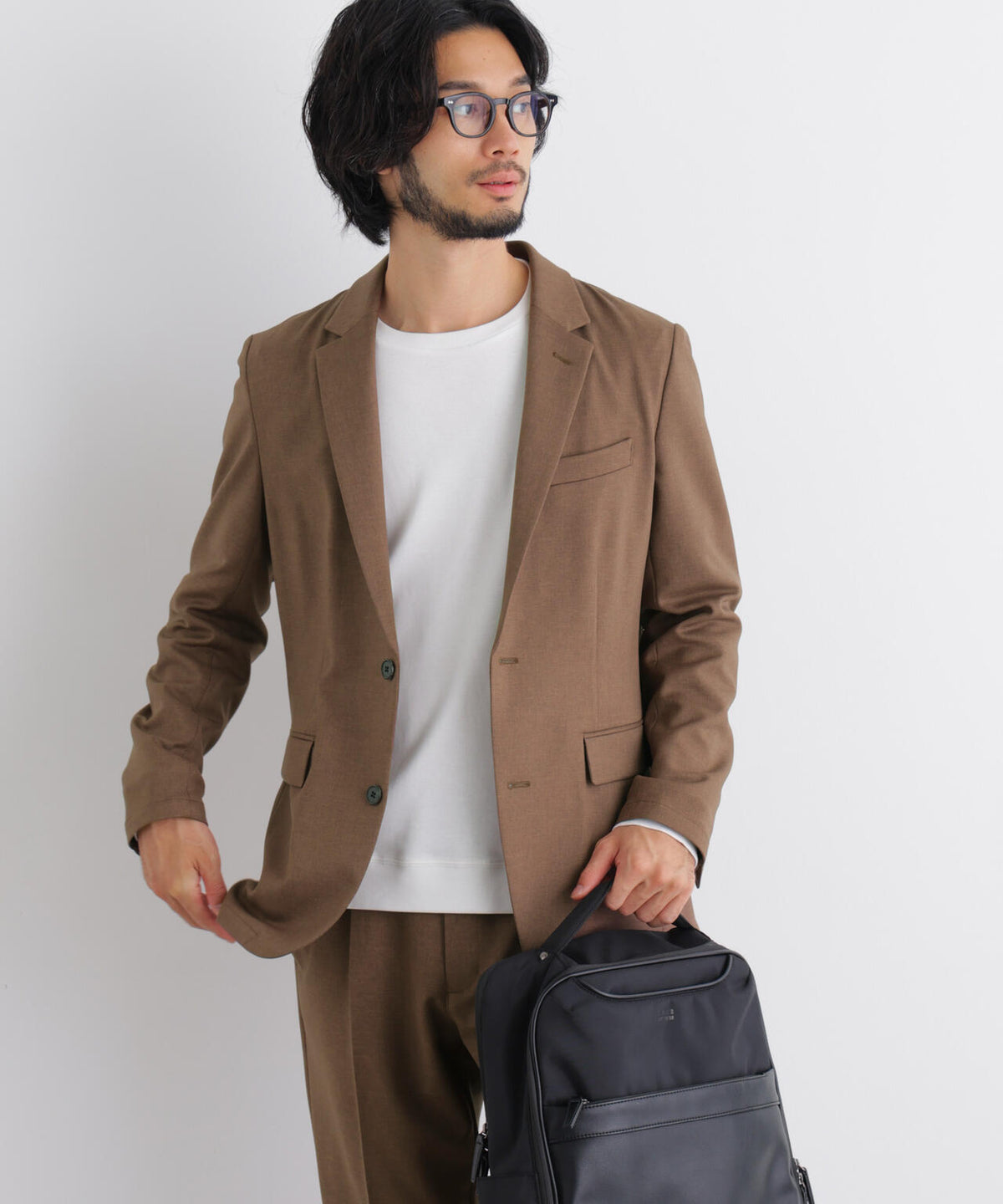 【イージーケア/防シワ】「Damerino」WOLSTAR(R) ツイルストレッチセットアップ/イージーケア