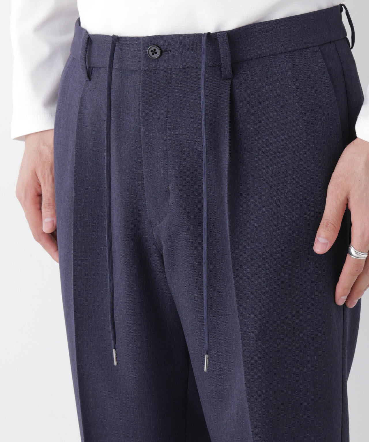 【大人気セットアップ】「Damerino」メランジエアシャークストレッチセットアップ/WASHABLE