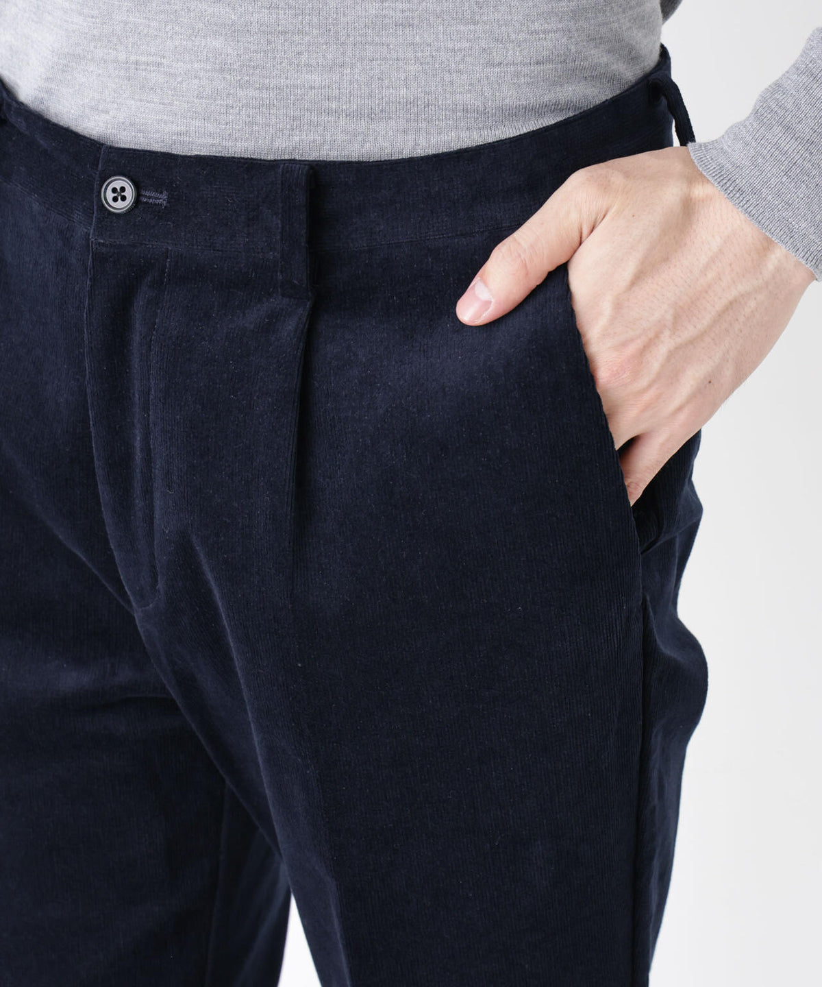 「Damerino」コットンコーデュロイストレッチセットアップ