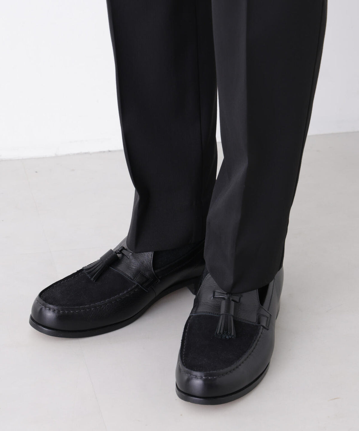 【オールシーズン対応可能】「Damerino」T/R パウダリー2WAYストレッチセットアップ