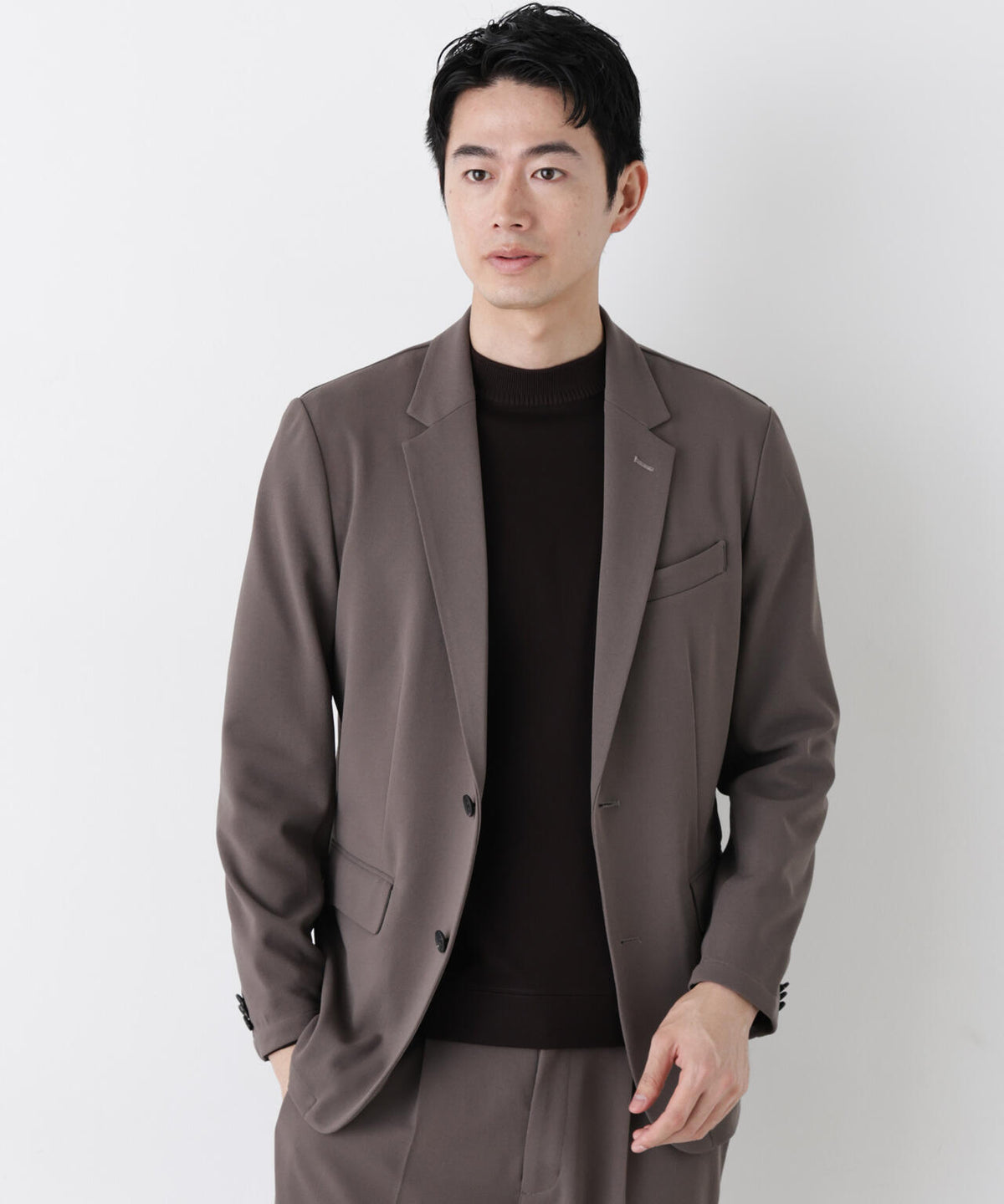 【防シワ/マシンウォッシャブル】「DamerinoPack」forJetSetterブークレジャージセットアップ