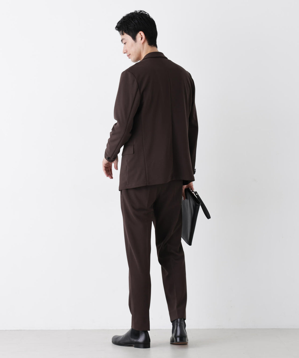 【防シワ/マシンウォッシャブル】「DamerinoPack」forJetSetterブークレジャージセットアップ