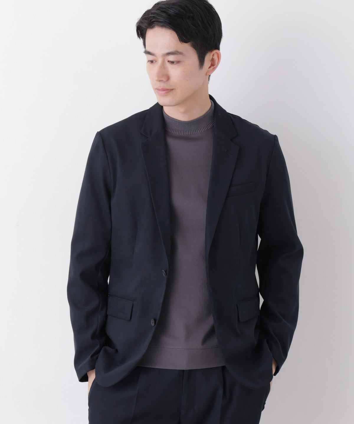 【防シワ/ストレッチ】「DamerinoPack」JetSetterウォームツイルセットアップ