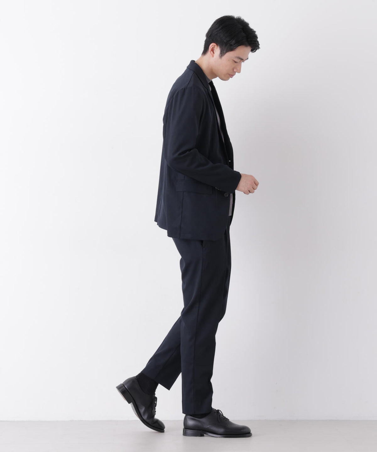 【防シワ/ストレッチ】「DamerinoPack」JetSetterウォームツイルセットアップ