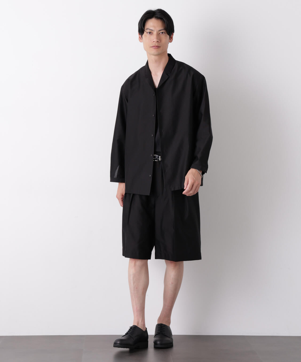 0 ZERO LAYER 9分丈 シャツジャケット(セットアップ可)