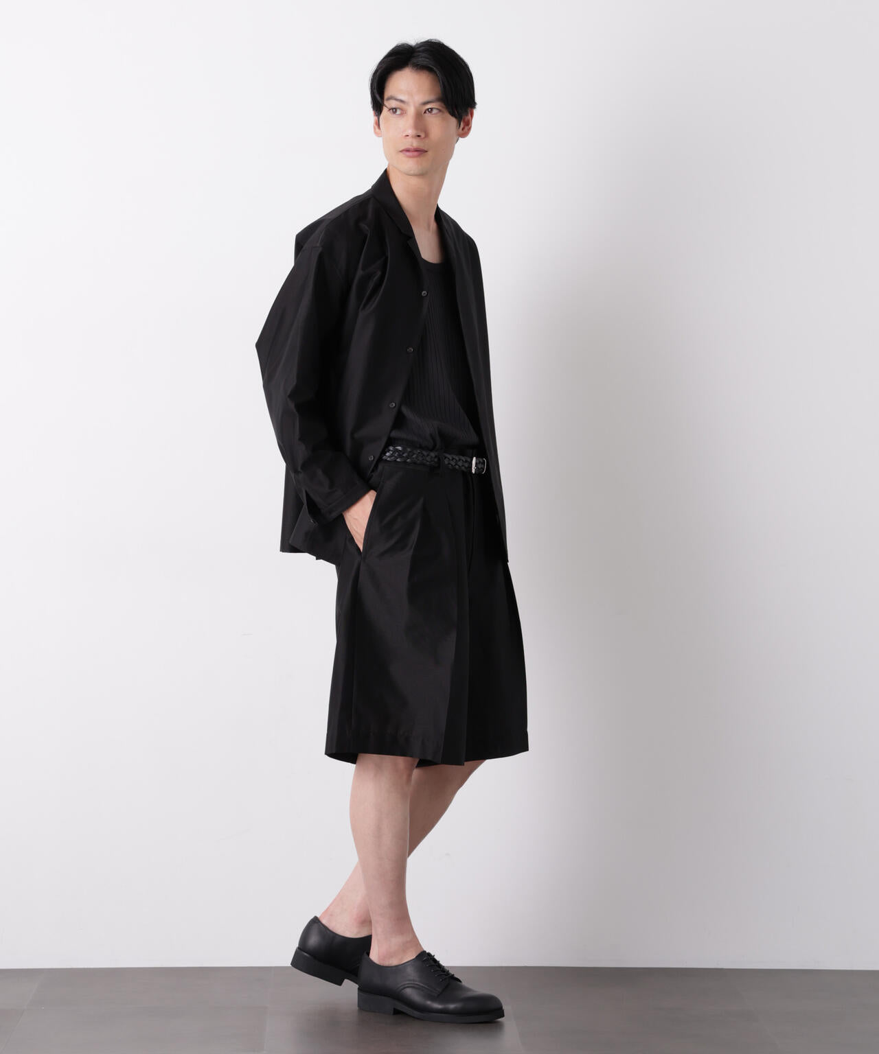 0 ZERO LAYER 9分丈 シャツジャケット(セットアップ可)