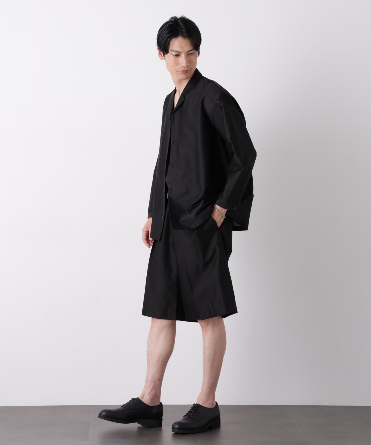 0 ZERO LAYER 9分丈 シャツジャケット(セットアップ可)