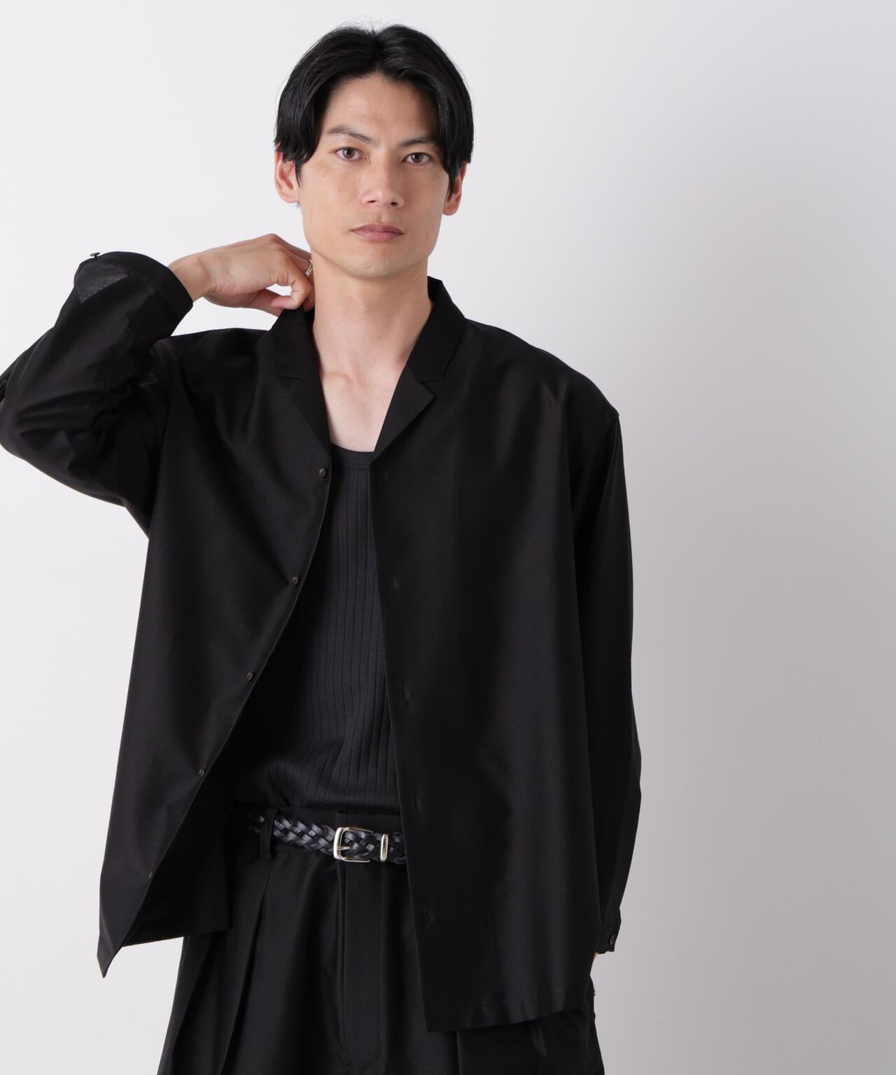 0 ZERO LAYER 9分丈 シャツジャケット(セットアップ可)