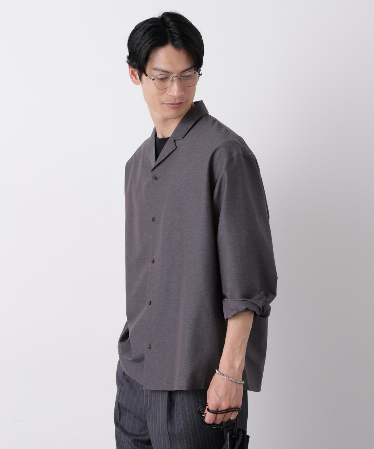 0 ZERO LAYER 9分丈 シャツジャケット(セットアップ可)