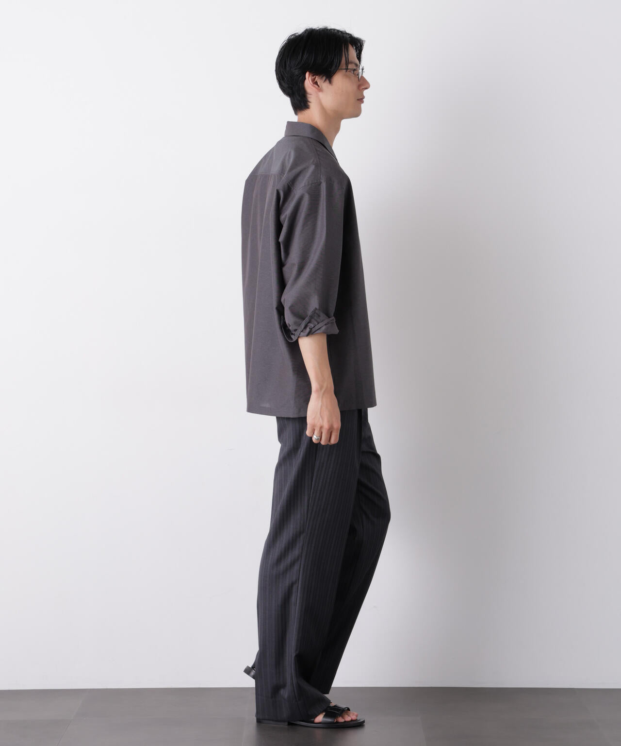 0 ZERO LAYER 9分丈 シャツジャケット(セットアップ可)