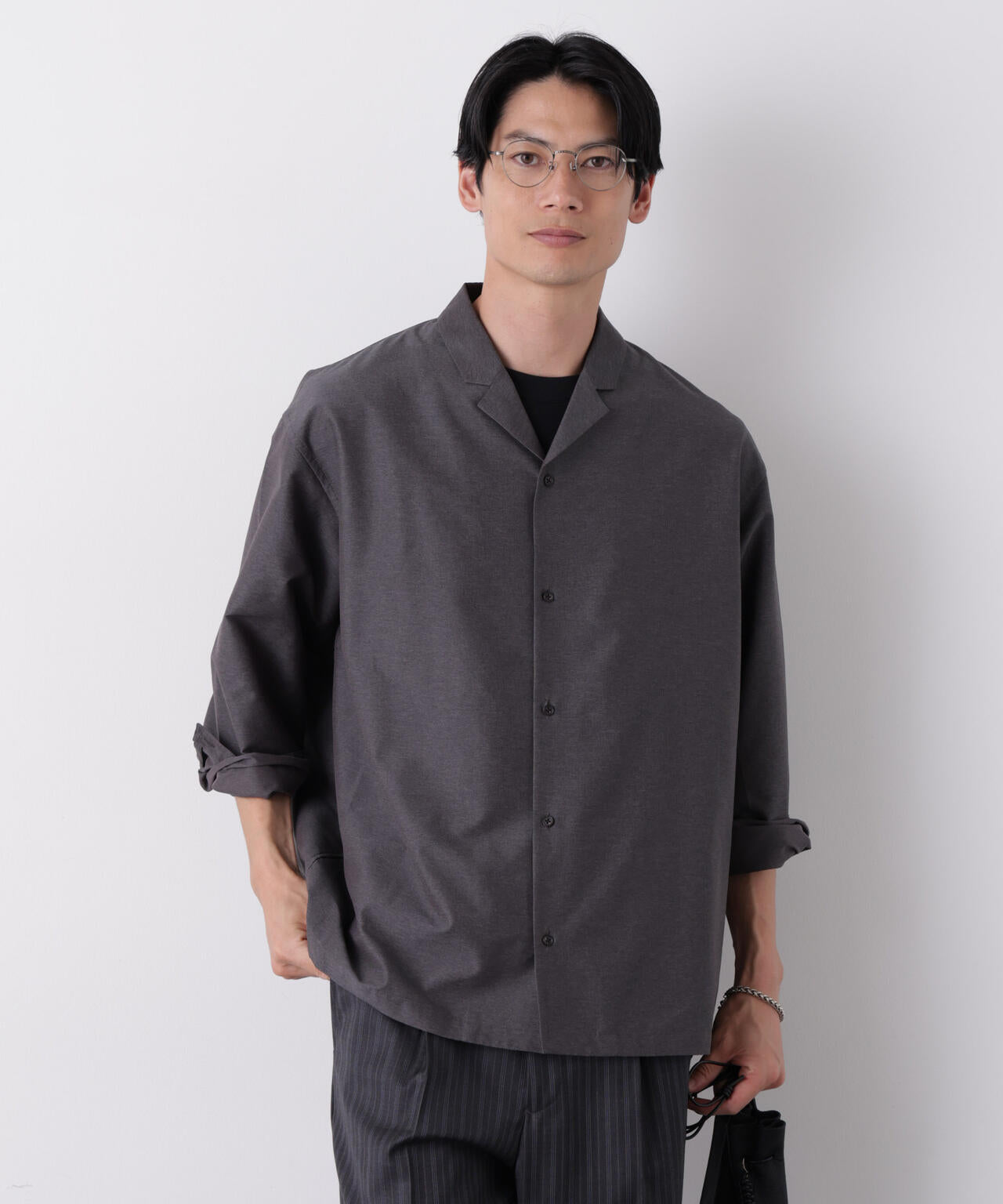 0 ZERO LAYER 9分丈 シャツジャケット(セットアップ可)