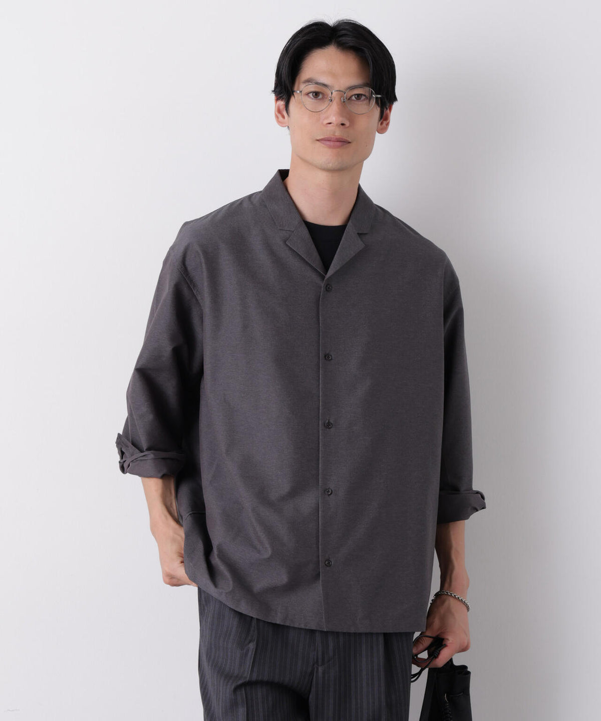 0 ZERO LAYER 9分丈 シャツジャケット(セットアップ可)
