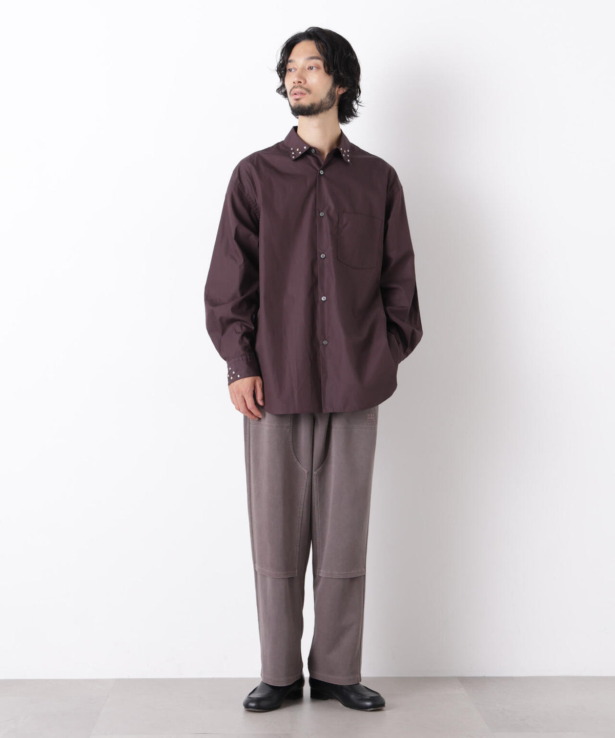 「ASSEMBLANC」 スタッズシャツ