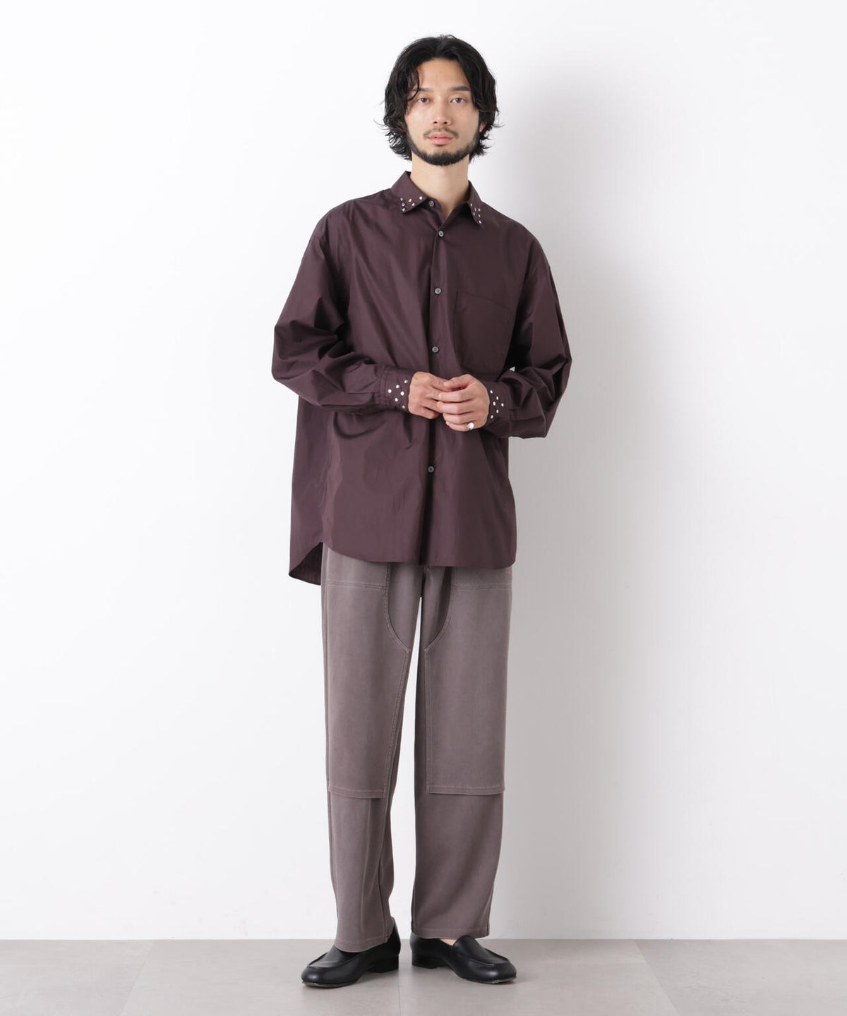 「ASSEMBLANC」 スタッズシャツ