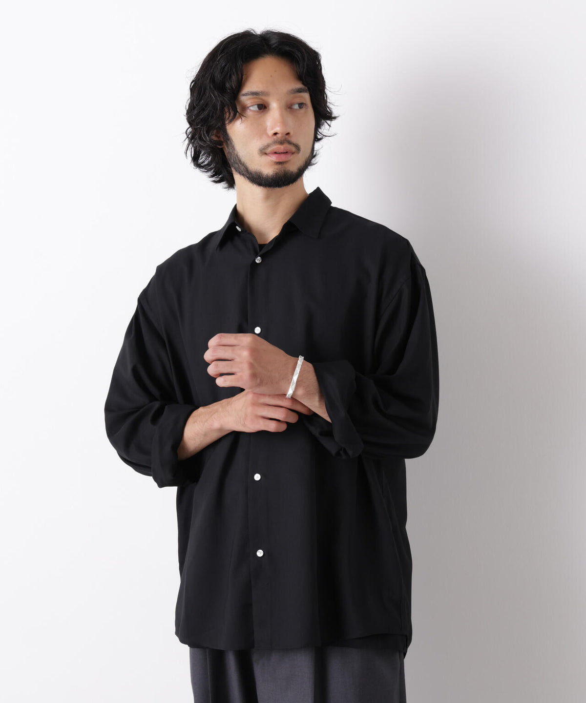 「OtoNANO」LIM-BRESS ワイドシャツ 長袖