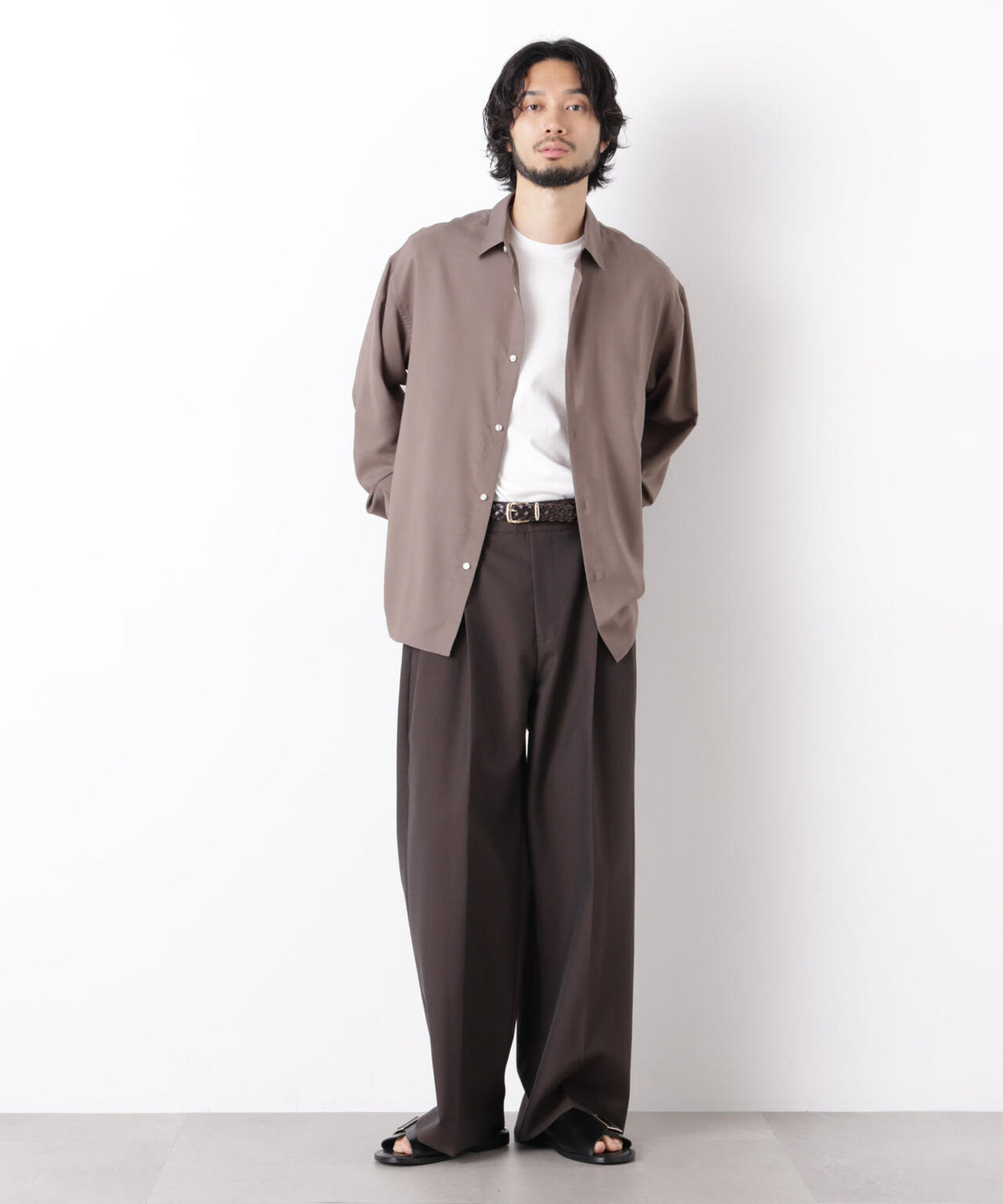 「OtoNANO」LIM-BRESS ワイドシャツ 長袖
