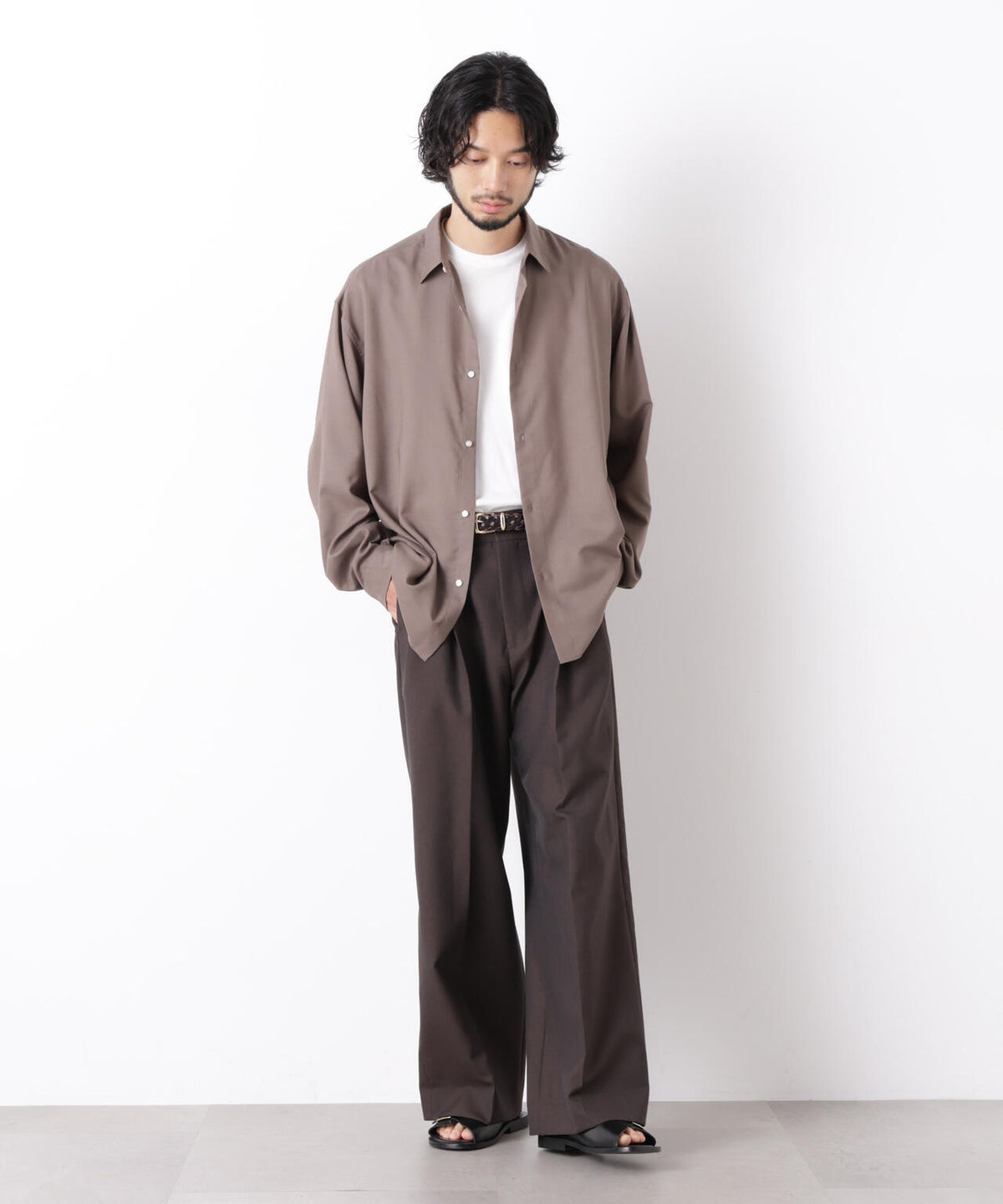 「OtoNANO」LIM-BRESS ワイドシャツ 長袖