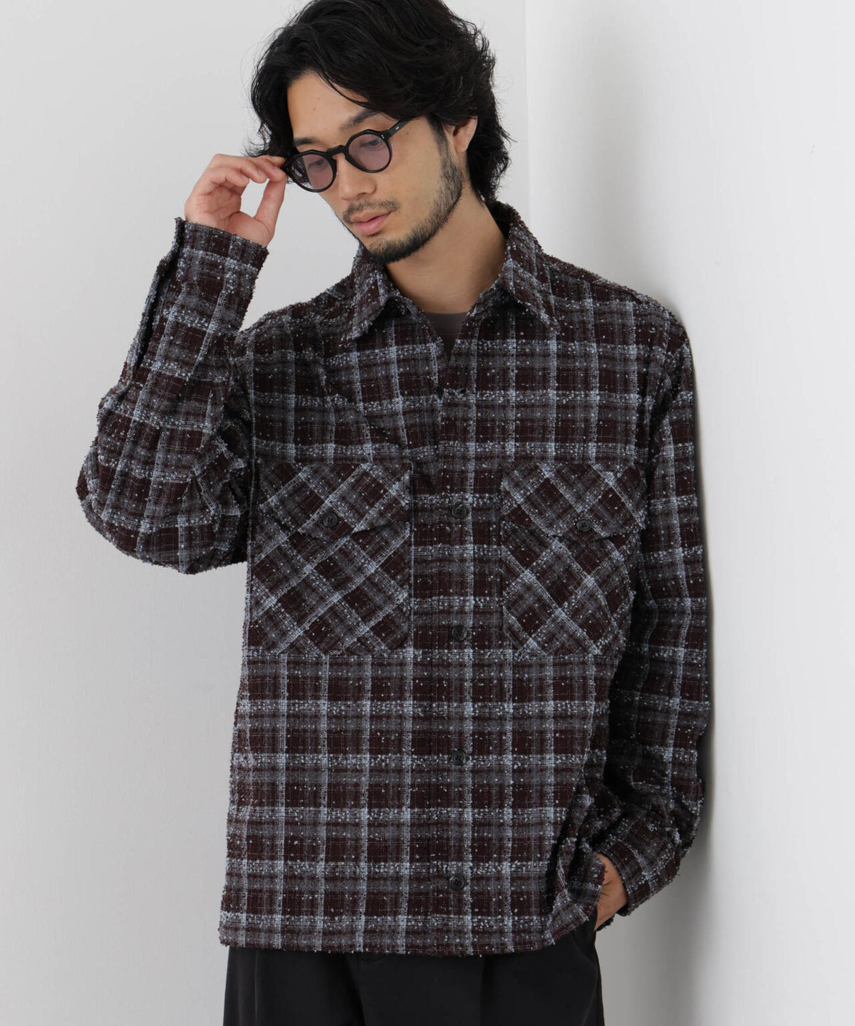 181cm B:75 W:73 H:90 着用サイズ:L
