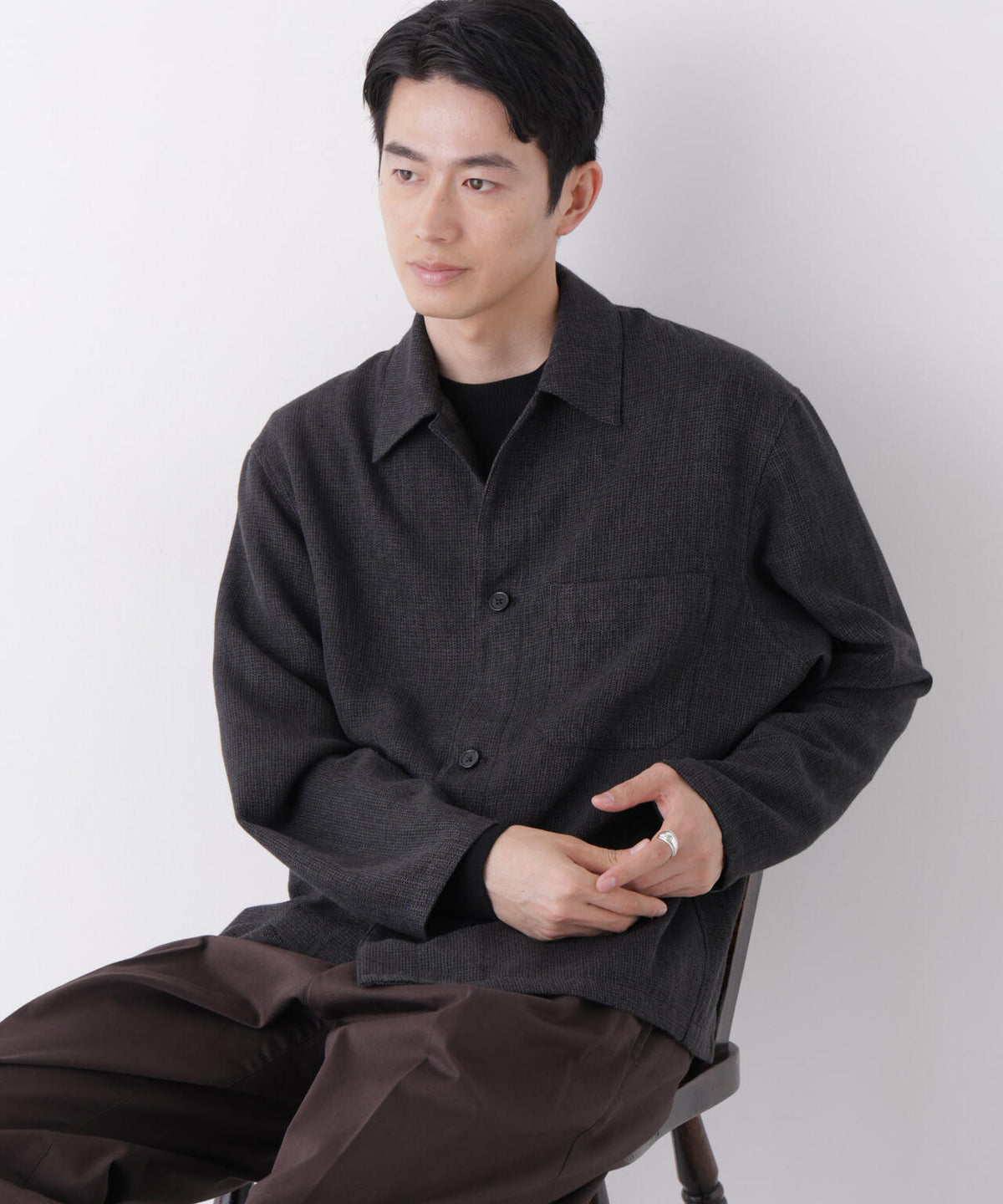185cm B:92 W:77 H:90 着用サイズ:L