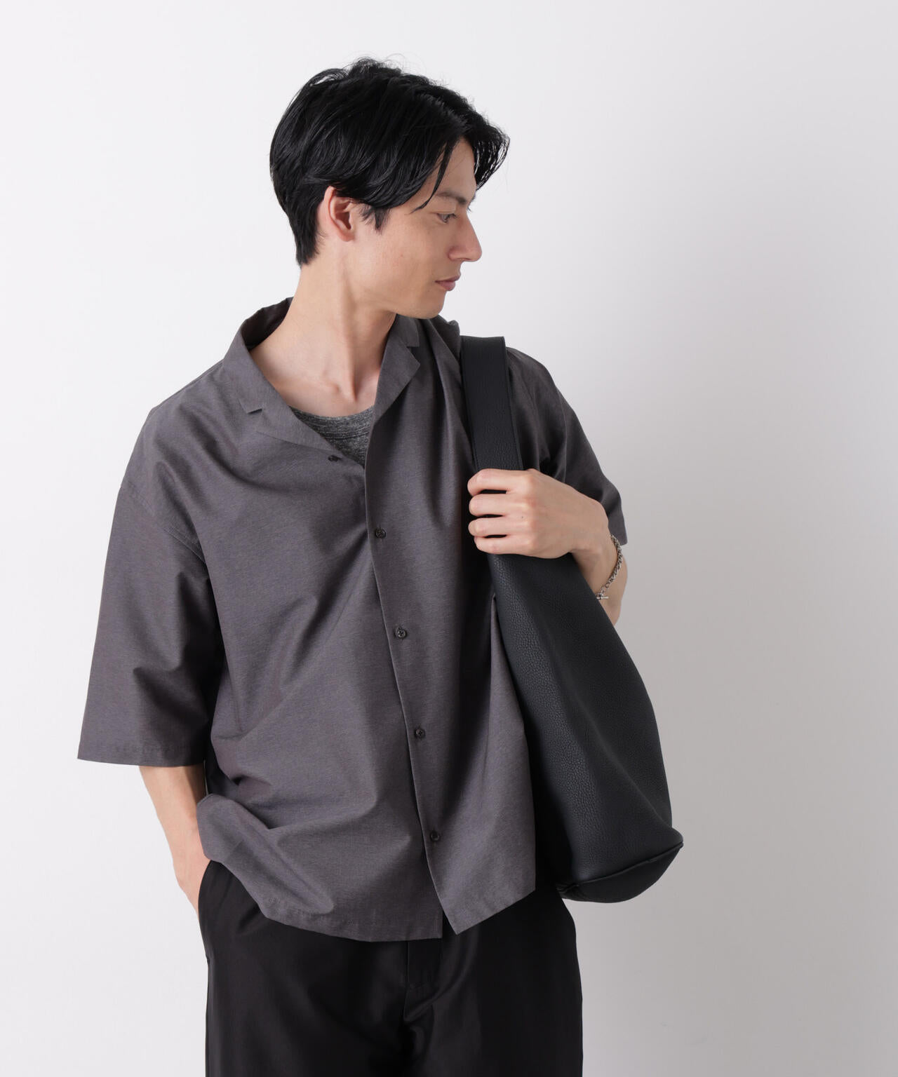 0 ZERO LAYER オープンカラーシャツ(セットアップ可)