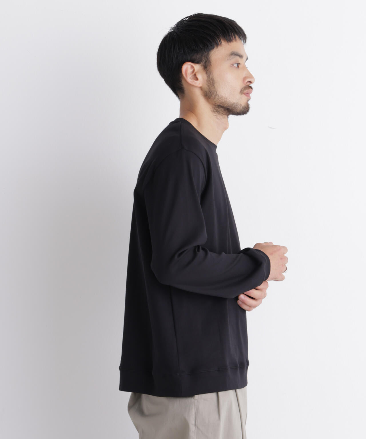 「FORMAL JERSEY」クルーネックカットソー長袖