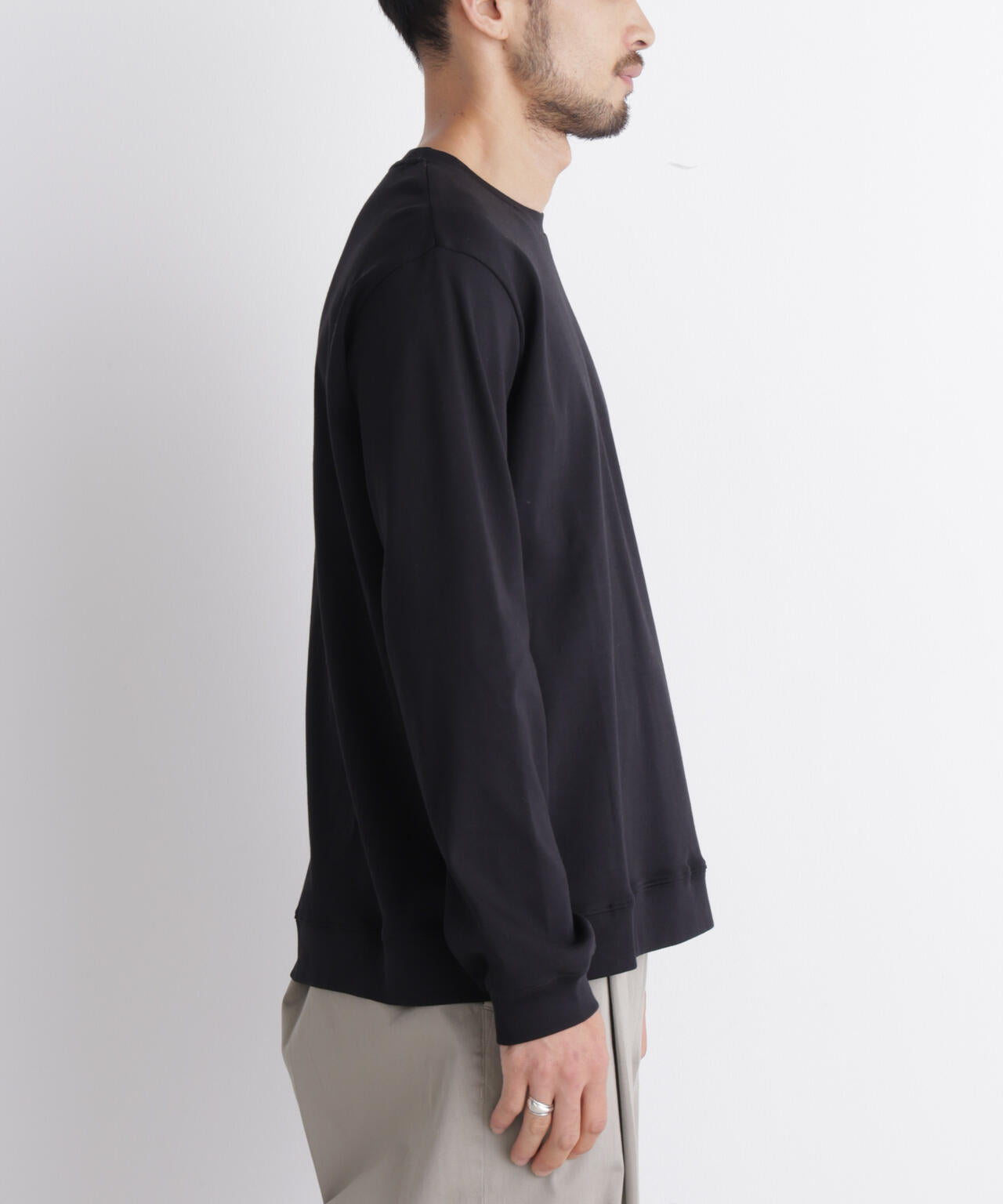 「FORMAL JERSEY」クルーネックカットソー長袖
