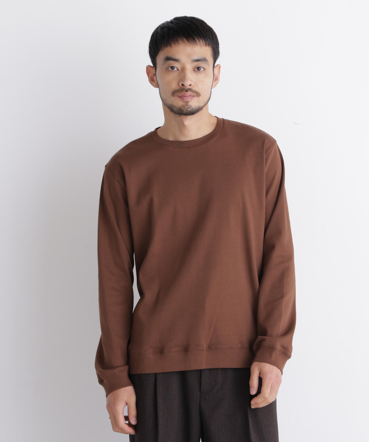 「FORMAL JERSEY」クルーネックカットソー長袖