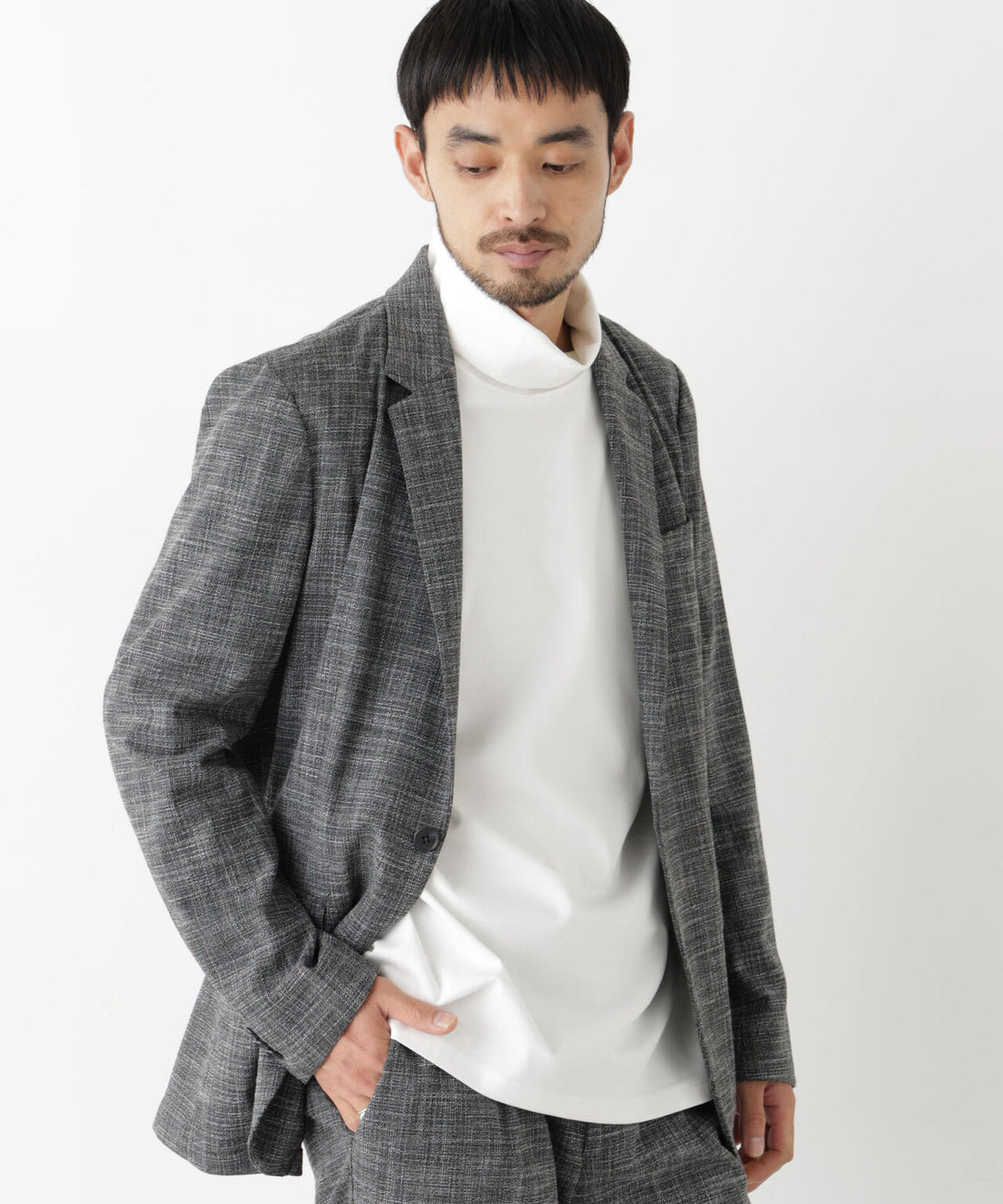 ジャケT(R) プレミアム タートルネック 長袖