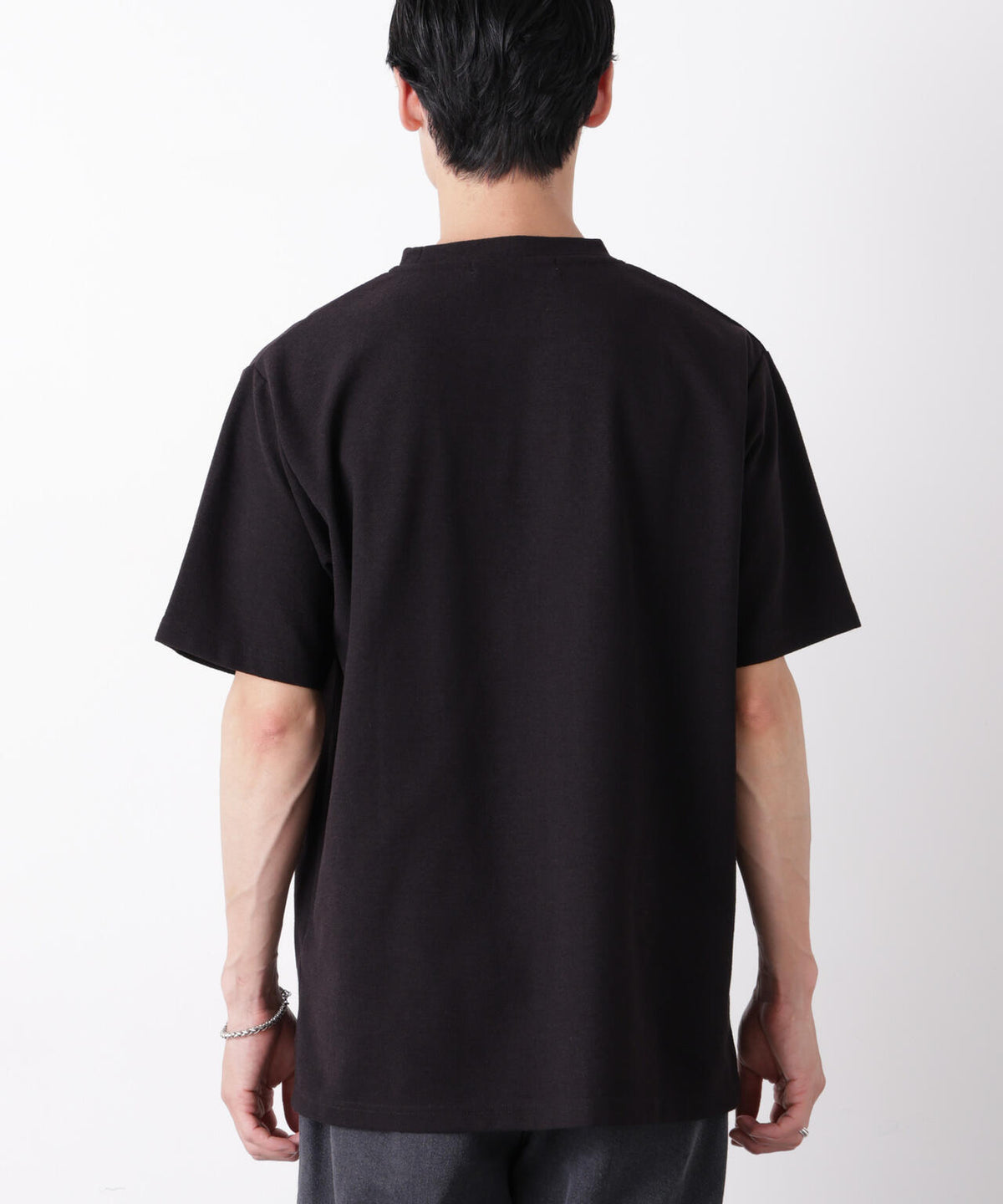 マイクロパイル クルーネックTシャツ 吸水速乾(セットアップ可)