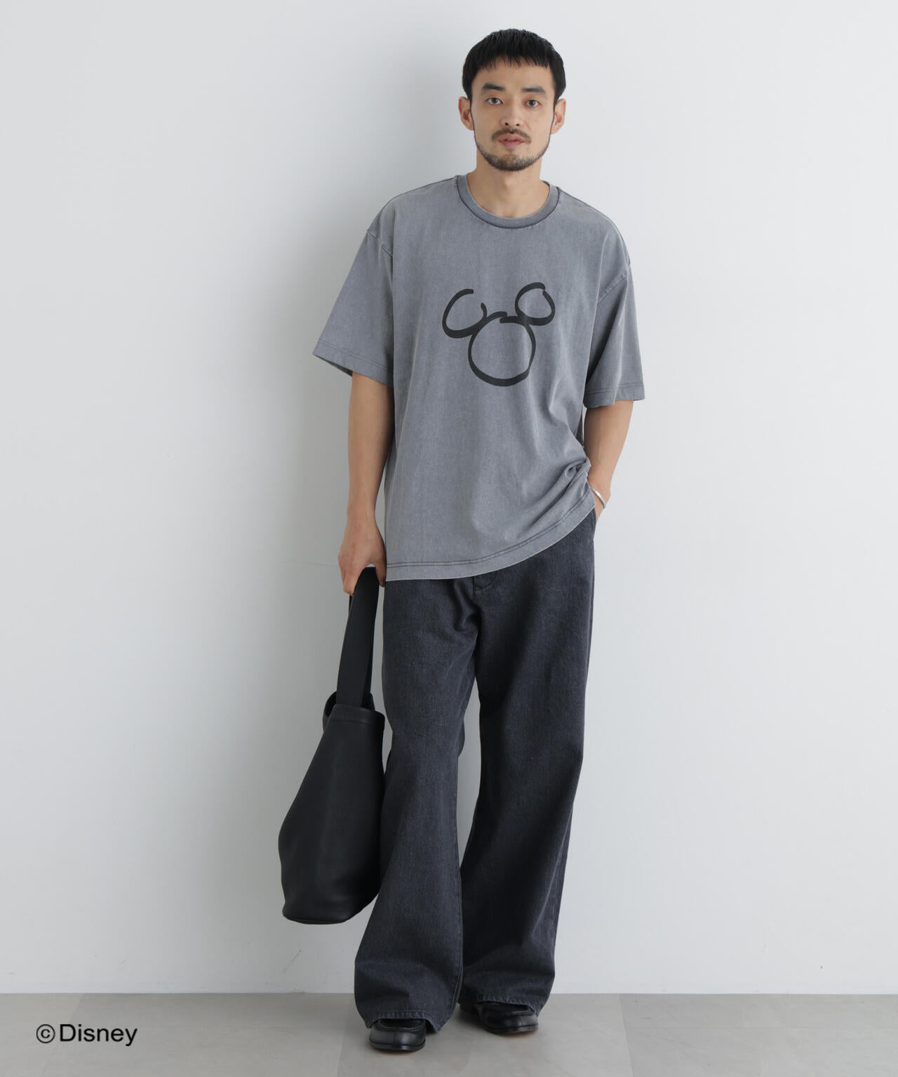 NANO×DISNEY ミッキーマウス フェードTシャツ