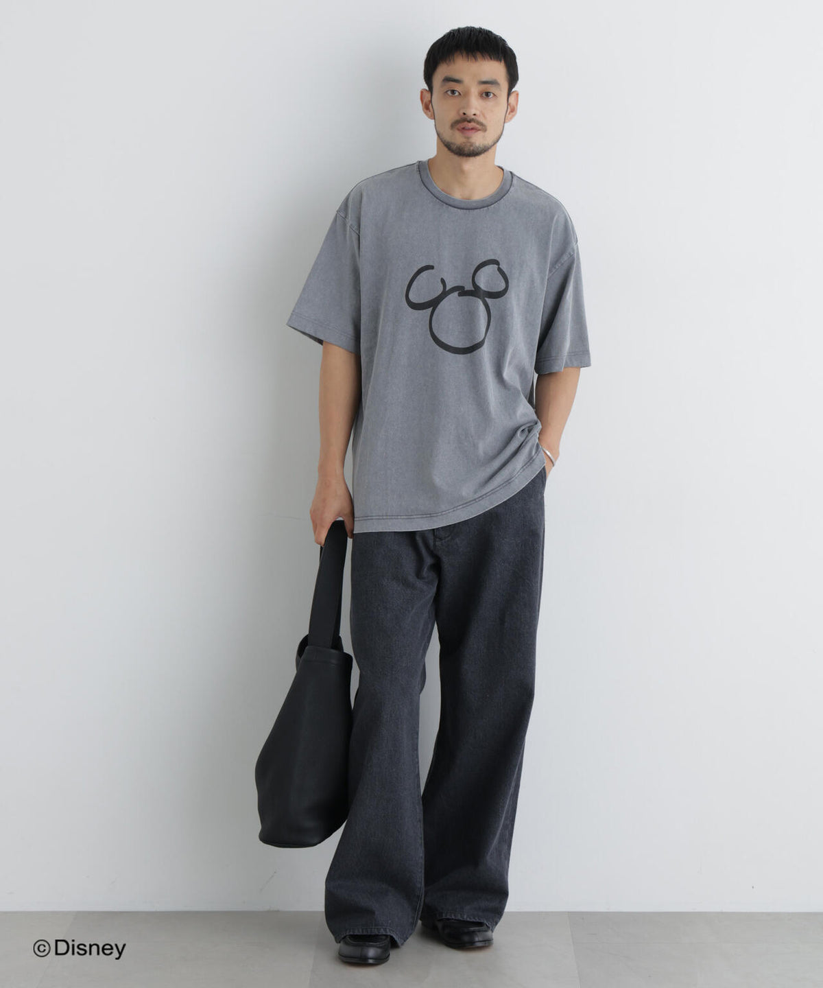 NANO×DISNEY ミッキーマウス フェードTシャツ