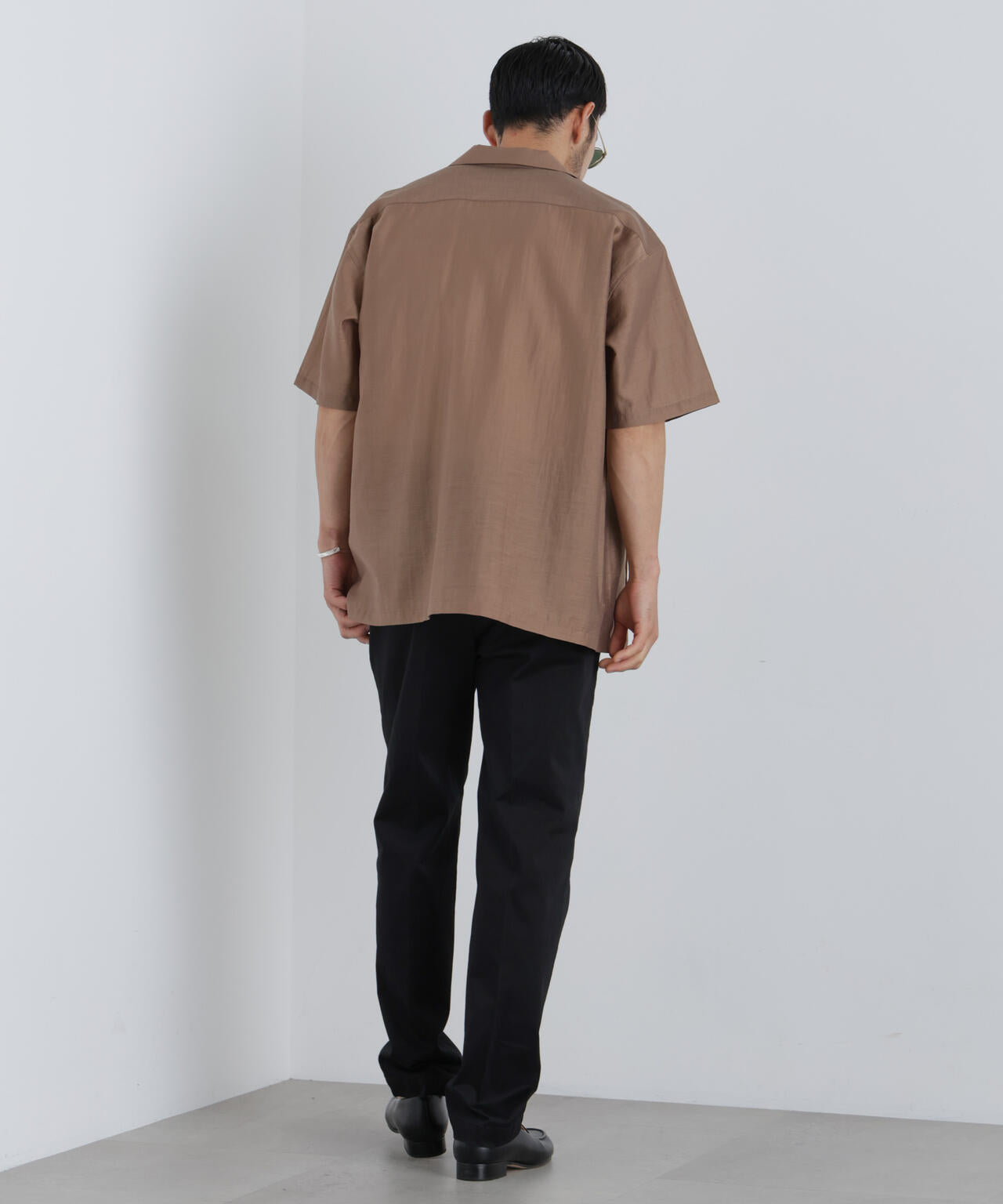 NewOnTrousers フェードサテンSlim テーパー