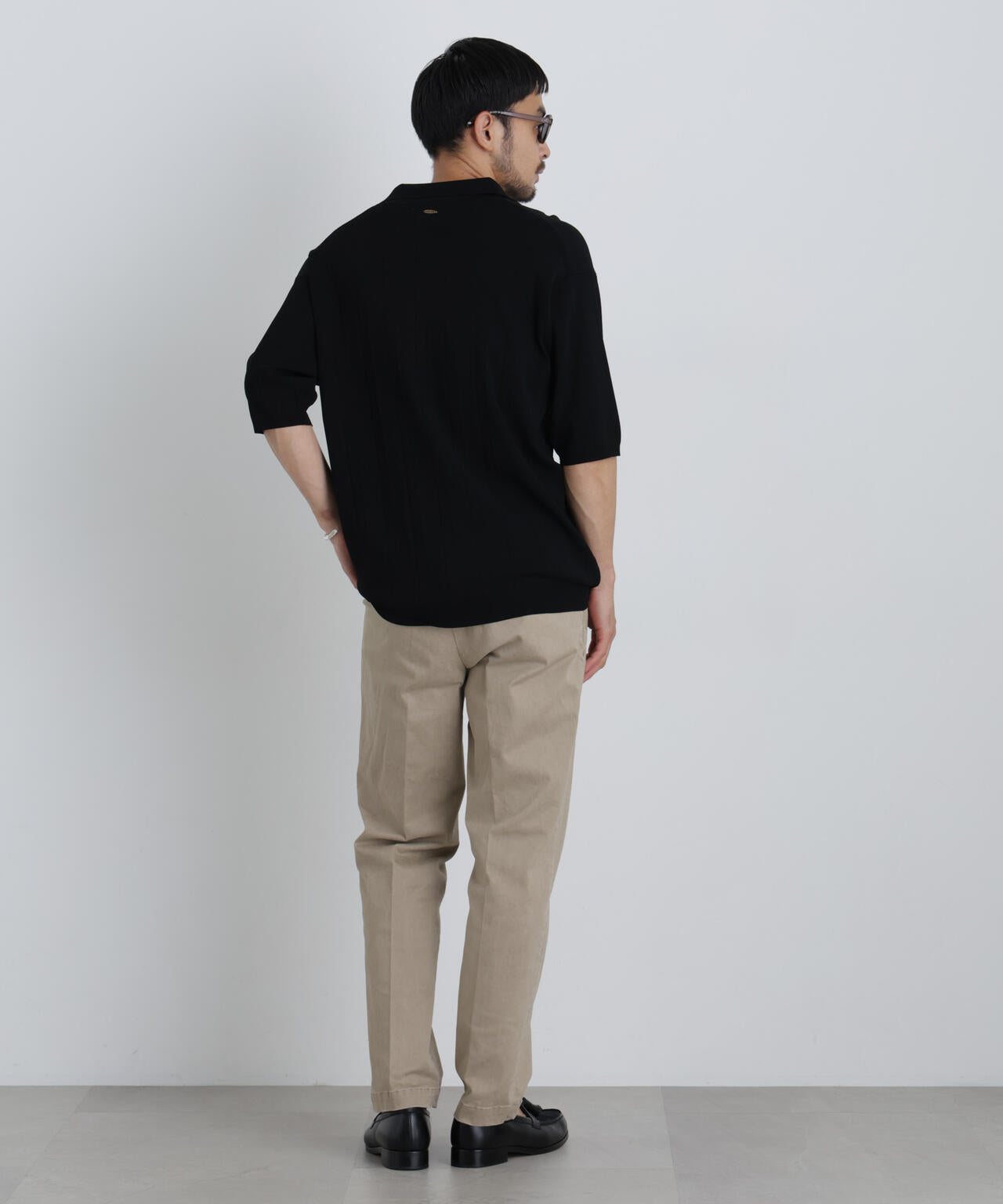 NewOnTrousers フェードサテンSlim テーパー