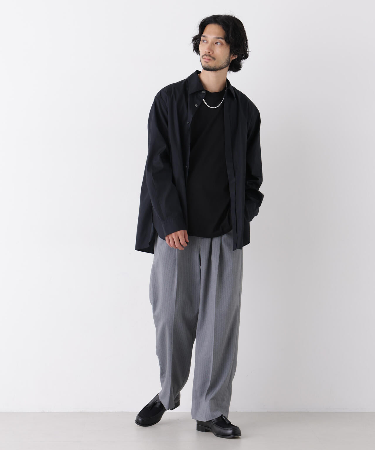 「OtoNANO」 ヘリンボンワイドイージースラックス