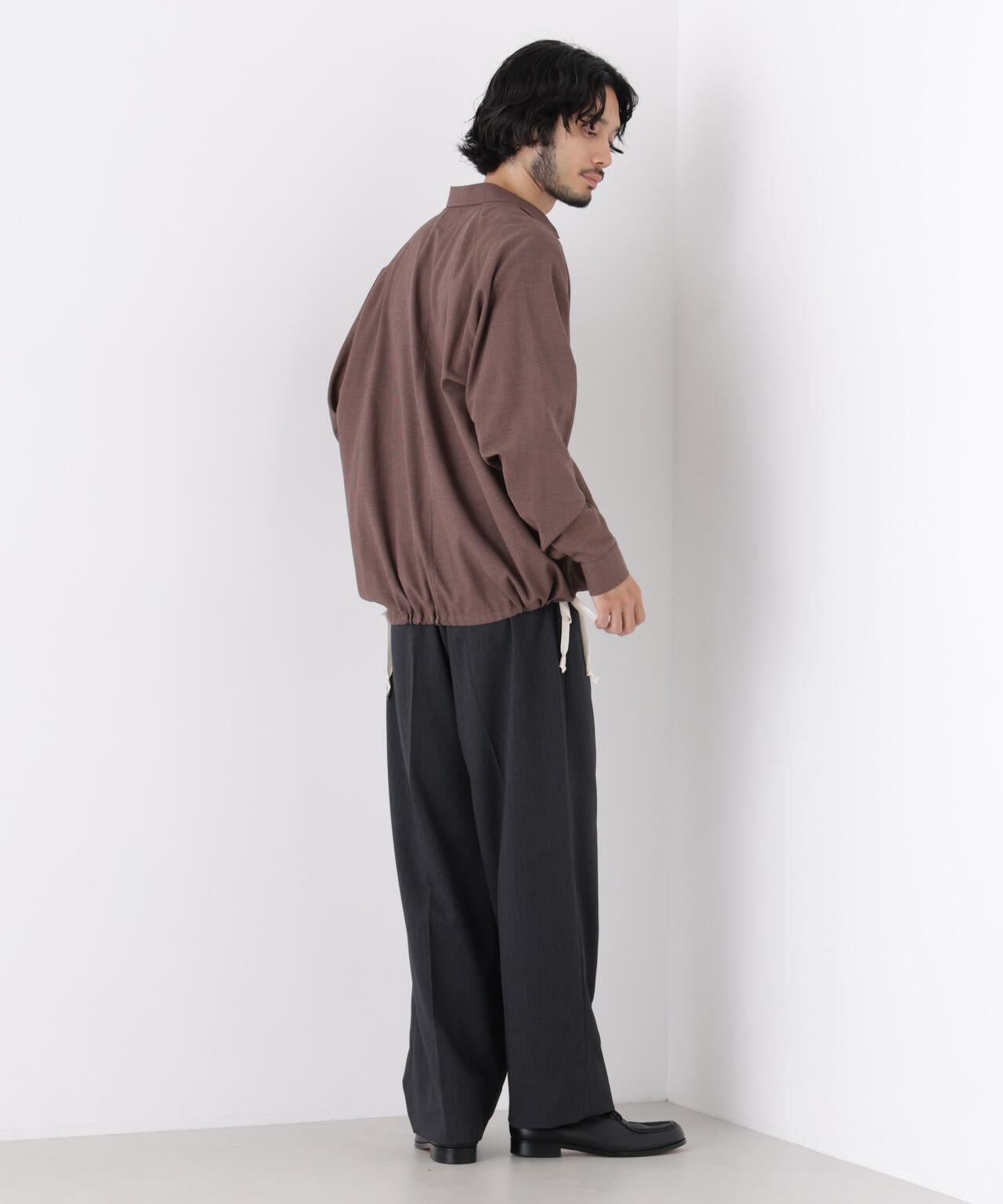 「OtoNANO」 ヘリンボンワイドイージースラックス