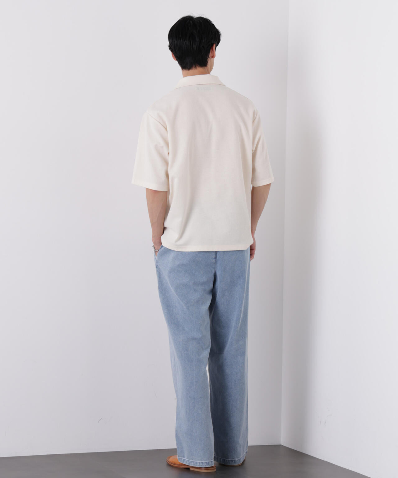 COOLLY DENIM ワイドイージーパンツ(接触冷感)