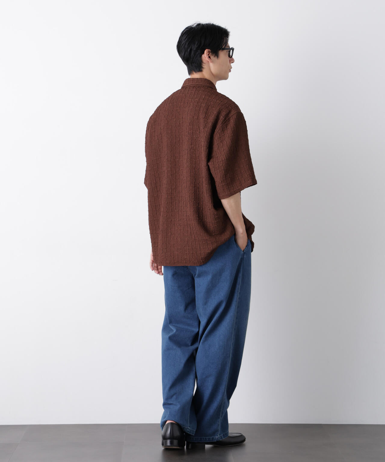 COOLLY DENIM ワイドイージーパンツ(接触冷感)