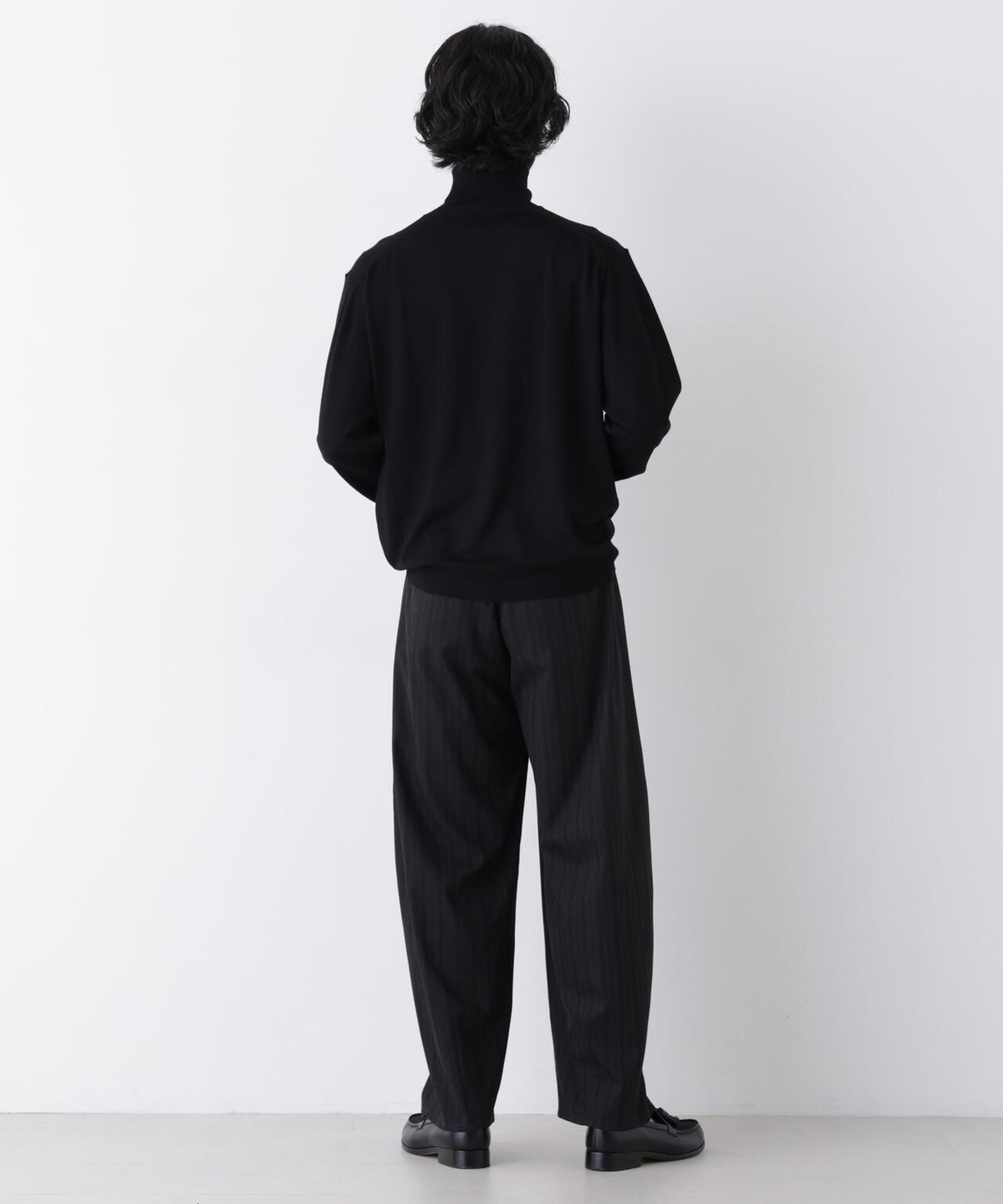 「DELEGANT」 バレルレッグイージーパンツ(セットアップ可)