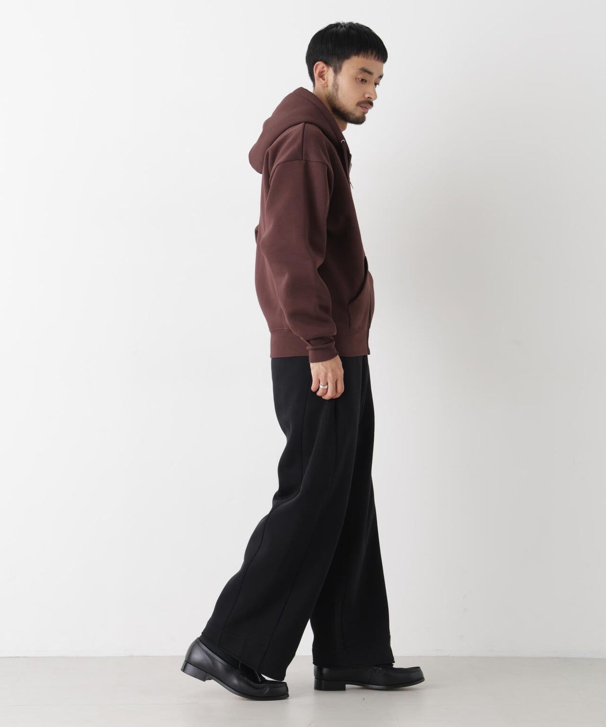 「PLAYFUL CODE」 コアフリース裏起毛ストレートパンツ