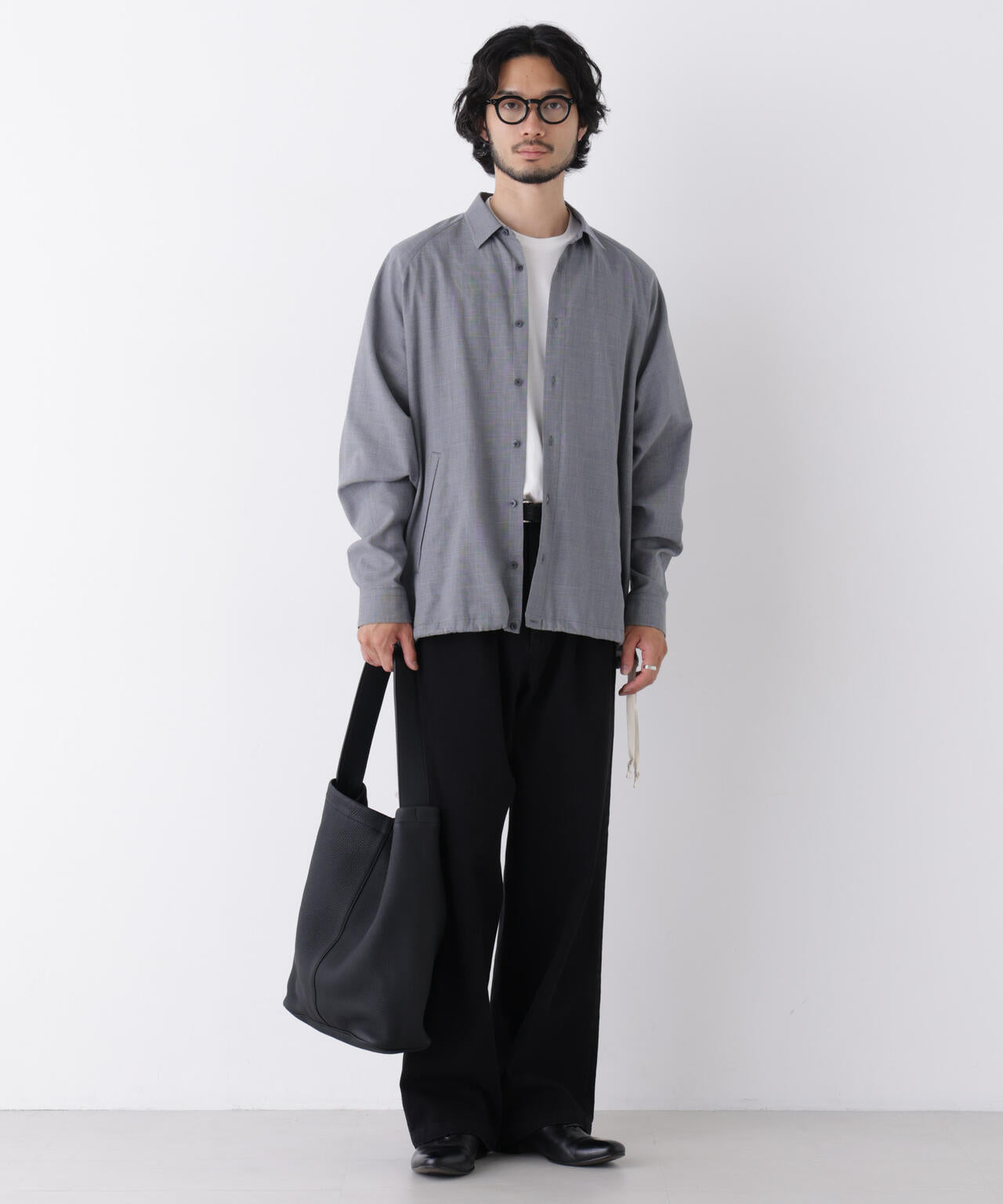 「OtoNANO」大人のワイドデニムパンツ