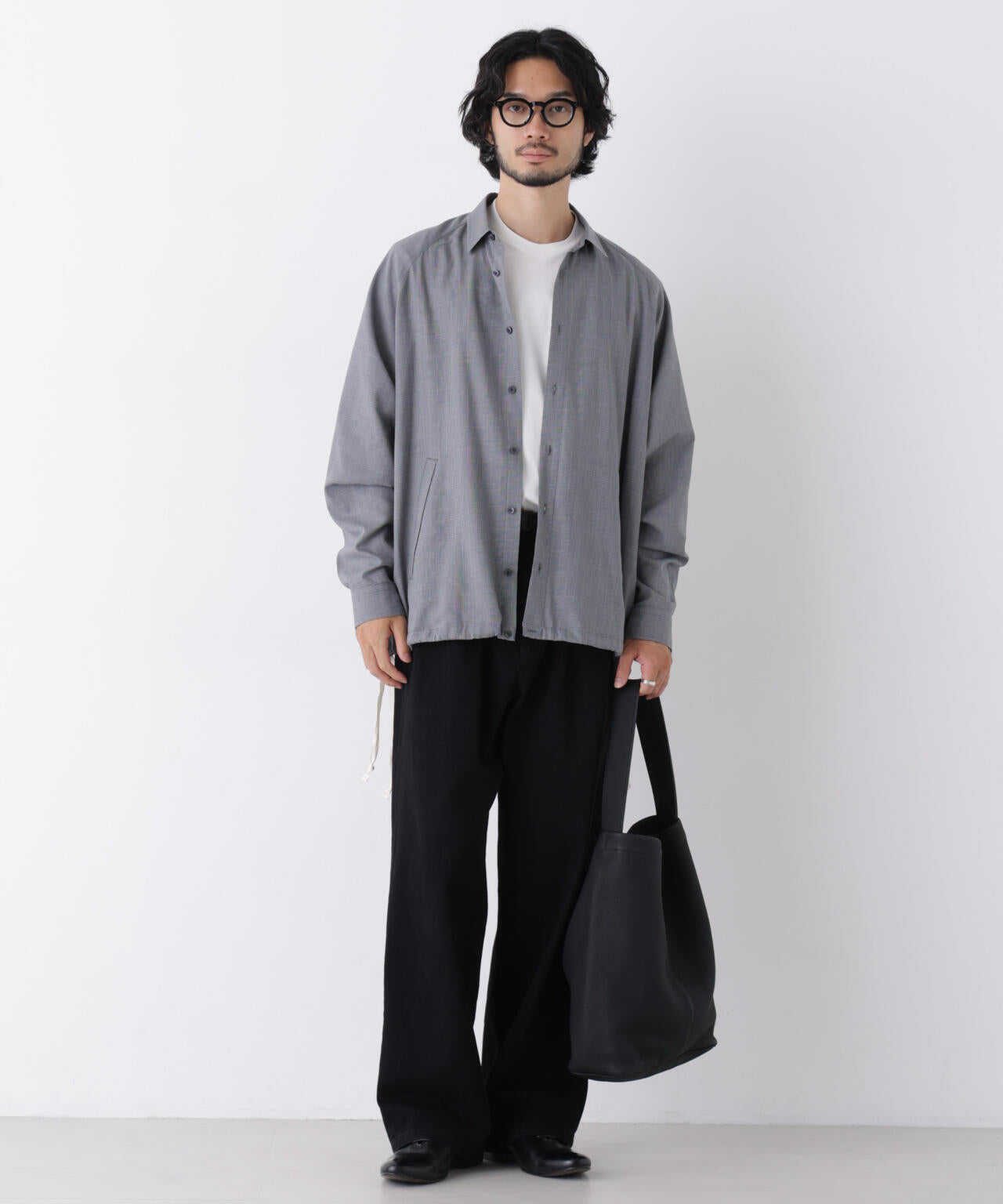 「OtoNANO」大人のワイドデニムパンツ