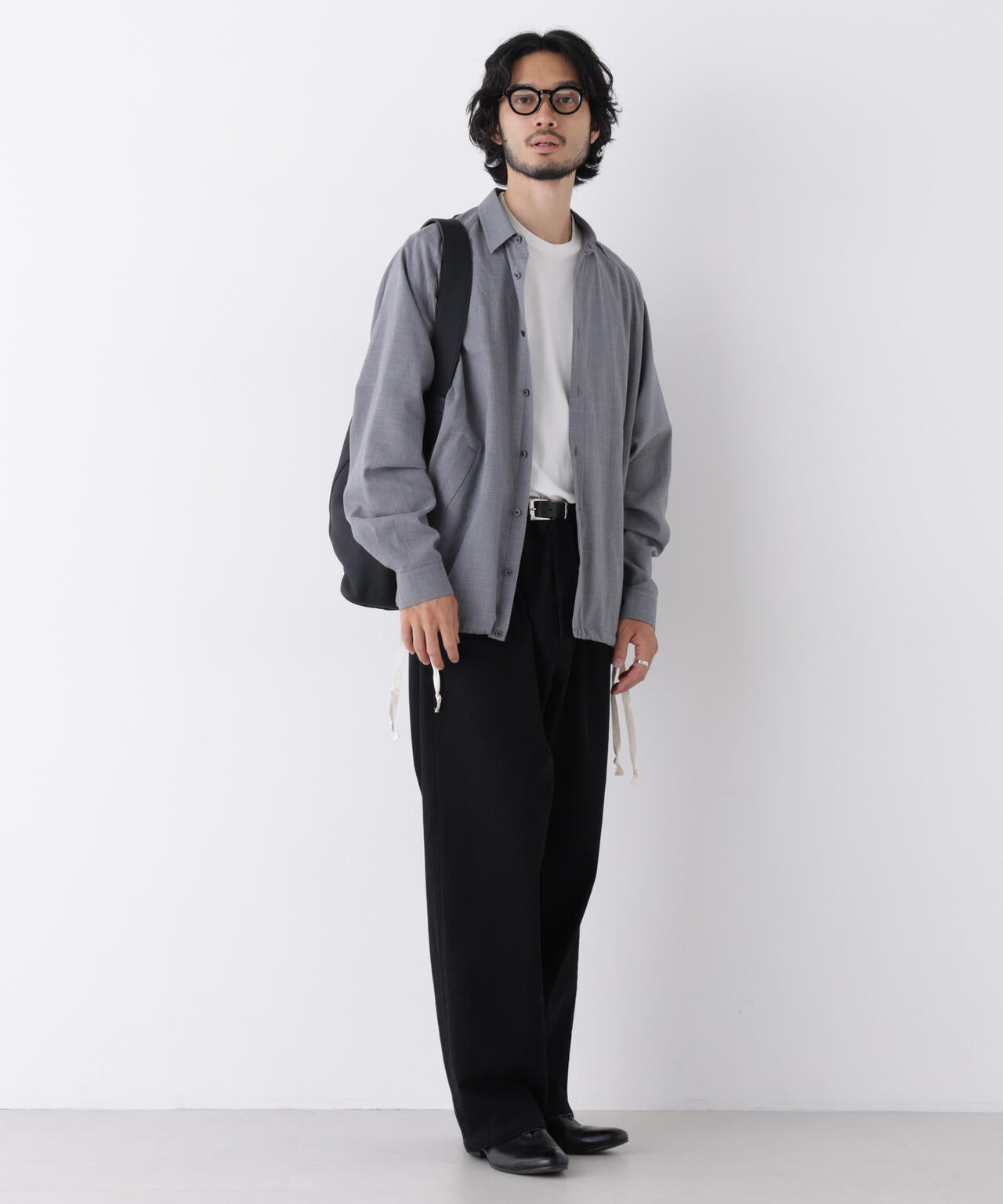 「OtoNANO」大人のワイドデニムパンツ