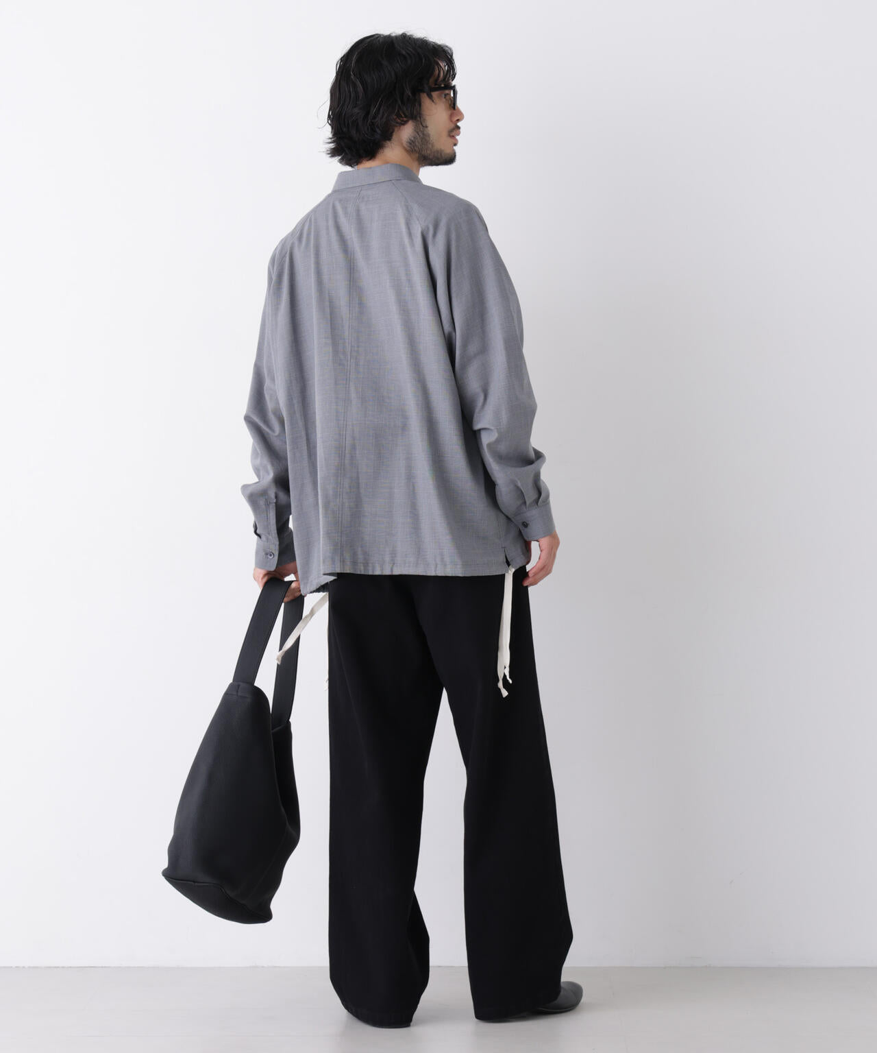 「OtoNANO」大人のワイドデニムパンツ