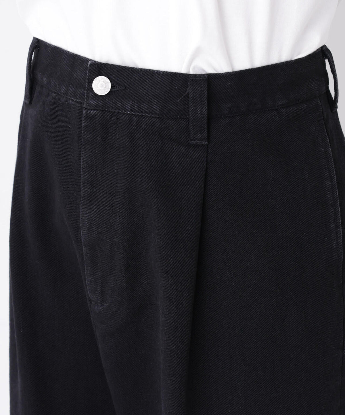 「OtoNANO」大人のワイドデニムパンツ