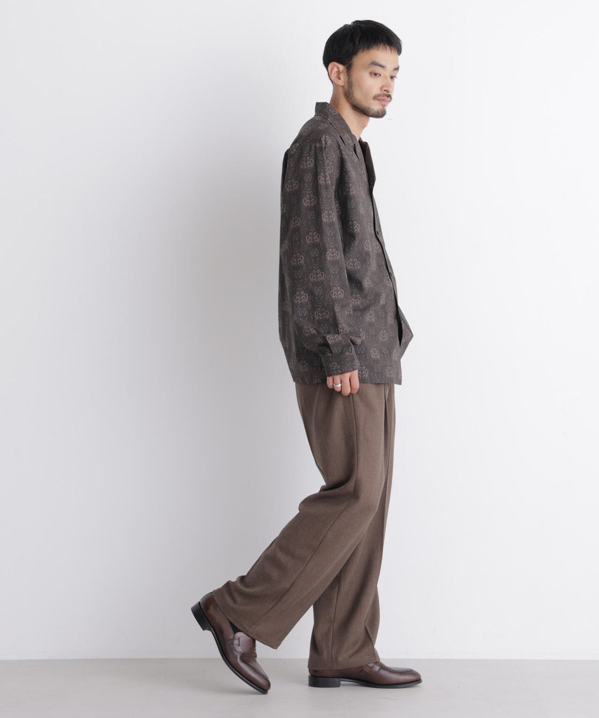 「OtoNANO」×masoret 1タックトラウザーズ