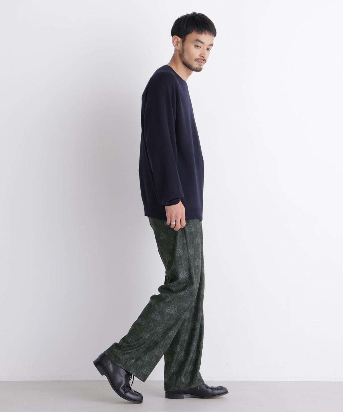 「OtoNANO」×masoret 1タックトラウザーズ