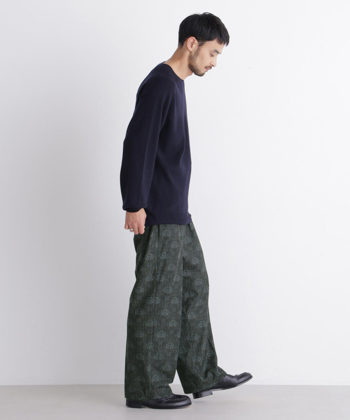 「OtoNANO」×masoret 1タックトラウザーズ